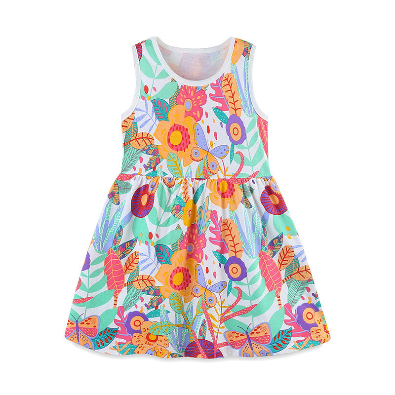 Disney Girls' Minnie Mouse Fantasy Gown Nightgown, LOVE MINNIE,